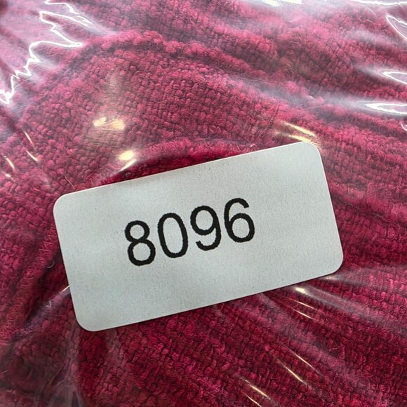 Womens Per Se Fuchsia Pink 100% Silk Textured Jacket Full Zip Pockets Size 8 - Picture 8 of 8